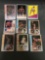 9 Card Lot of Vintage 1970's Basketball Cards with Stars and Hall of Famers from Estate