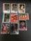 9 Card Lot of Vintage 1970's Basketball Cards with Stars and Hall of Famers from Estate