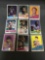 9 Card Lot of Vintage 1970's Basketball Cards with Stars and Hall of Famers from Estate