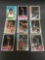 9 Card Lot of Vintage 1970's Basketball Cards with Stars and Hall of Famers from Estate