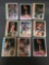 9 Card Lot of Vintage 1970's Basketball Cards with Stars and Hall of Famers from Estate