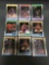 9 Card Lot of 1988-89 Fleer Basketball Vintage Cards from HUGE Collection