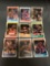 9 Card Lot of 1988-89 Fleer Basketball Vintage Cards from HUGE Collection