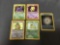 5 Card Lot of Vintage Pokemon Holofoil Rare Trading Cards from Huge Collection