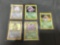 5 Card Lot of Vintage Pokemon Holofoil Rare Trading Cards from Huge Collection