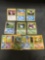 15 Card Lot of Vintage 1st Edition Pokemon Cards from Huge Collection