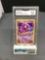 GMA Graded 2000 Pokemon Gym Challenge 1st Edition #97 SABRINA'S GASTLY - NM-MT+ 8.5