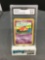 GMA Graded 2000 Pokemon Team Rocket 1st Edition #67 SLOWPOKE - NM-MT+ 8.5