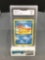 GMA Graded 1999 Pokemon Fossil 1st Edition #51 KRABBY Trading Card - NM-MT 8