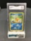 GMA Graded 1999 Pokemon Base Set Unlimited #35 MAGIKARP Trading Card - NM+ 7.5