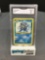 GMA Graded 1999 Pokemon Base Set Unlimited #38 POLIWHRIL Trading Card - NM-MT 8