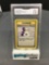 GMA Graded 1999 Pokemon Base Set Unlimited #73 IMPOSTER PROFESSOR OAK - NM+ 7.5