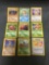 9 Count Lot of Vintage Pokemon 1st Edition Trading Cards From Huge Collection