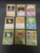 9 Count Lot of Vintage Pokemon 1st Edition Trading Cards From Huge Collection