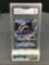 GMA Graded 2017 Pokemon Burning Shadows #39 TAPU FINI GX Holofoil Trading Card - MINT 9