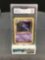 GMA Graded 2000 Pokemon Base Set 2 #43 HAUNTER Rare Trading Card - NM-MT 8