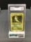 GMA Graded 2000 Pokemon Base Set 2 #81 METAPOD Trading Card - NM-MT+ 8.5