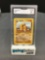 GMA Graded 1999 Pokemon Base Set #19 DUGTRIO Rare Trading Card - EX-NM 6