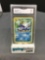 GMA Graded 2001 Pokemon Neo Discovery #44 POLIWHIRL Trading Card - NM 7