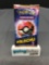 Factory Sealed Pokemon DETECTIVE PIKACHU 4 Card Booster Pack