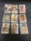 9 Card Lot of Vintage 1957 Topps Baseball Cards from Estate Collection