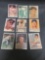 9 Card Lot of Vintage 1957 Topps Baseball Cards from Estate Collection