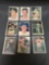 9 Card Lot of Vintage 1957 Topps Baseball Cards from Estate Collection