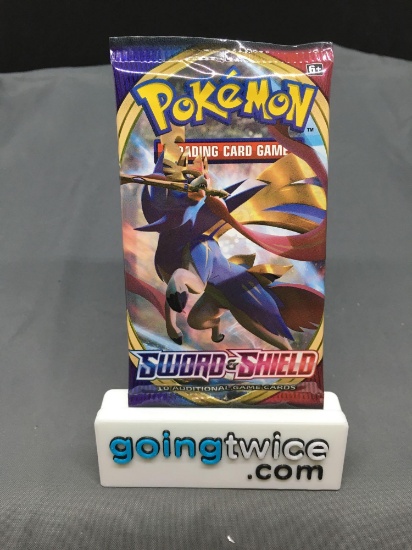 Factory Sealed 2020 Pokemon SWORD & SHIELD 10 Card Booster Pack