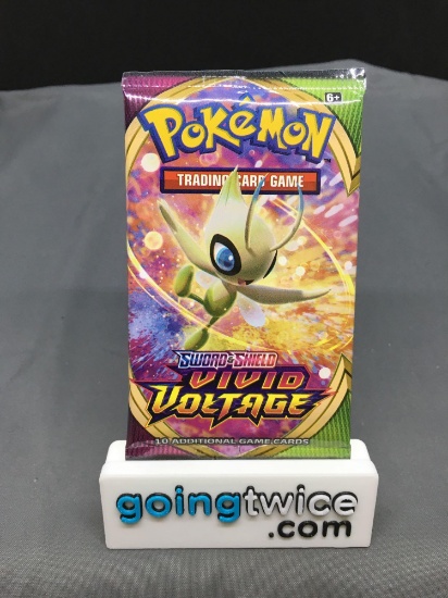 Factory Sealed 2020 Pokemon Sword & Shield VIVID VOLTAGE 10 Card Booster Pack