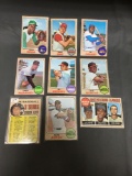 9 Card Lot of 1968 Topps Vintage Baseball Cards from Huge Collection