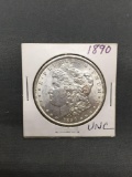 1890 United States Morgan Silver Dollar - 90% Silver Coin from Estate Collection