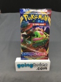 Factory Sealed SWORD & SHIELD Base Pokemon 10 Card Booster Pack