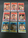 9 Card Lot of 1959 Topps ALL-STAR CARDS Vintage Baseball Cards from ENORMOUS COLLECTIOn