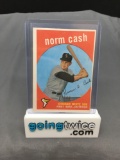 1959 Topps #509 NORM CASH Tigers ROOKIE Vintage Baseball Card