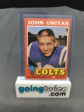1971 Topps #1 JOHNNY UNITAS Colts Vintage Football Card