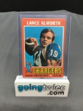 1971 Topps #10 LANCE ALWORTH Chargers Vintage Football Card