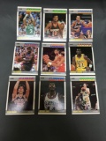 9 Card Lot of Vintage 1987-88 Fleer Basketball Cards from Massive Collection