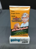 Factory Sealed 2000 FLEER TRADITION Football 10 Card Hobby Pack - Tom Brady Rookie?