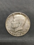 NICE 1964-D United States Kennedy Half Dollar - 90% Silver Coin