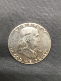 1963 United States Franklin Half Dollar - 90% Silver Coin