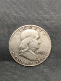 1954-D United States Franklin Half Dollar - 90% Silver Coin