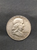 1959-D United States Franklin Half Dollar - 90% Silver Coin