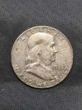 1962-D United States Franklin Half Dollar - 90% Silver Coin