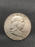 1963-D United States Franklin Half Dollar - 90% Silver Coin