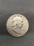 1951-D United States Franklin Half Dollar - 90% Silver Coin