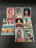 9 Card Lot of 1975-76 Topps Basketball Vintage Cards from HUGE Collection