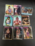 9 Card Lot of 1975-76 Topps Basketball Vintage Cards from HUGE Collection