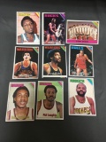 9 Card Lot of 1975-76 Topps Basketball Vintage Cards from HUGE Collection