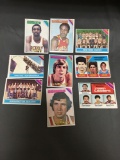 9 Card Lot of 1975-76 Topps Basketball Vintage Cards from HUGE Collection