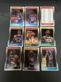 9 Card Lot of 1988-89 Fleer Basketball Vintage Cards from HUGE Collection